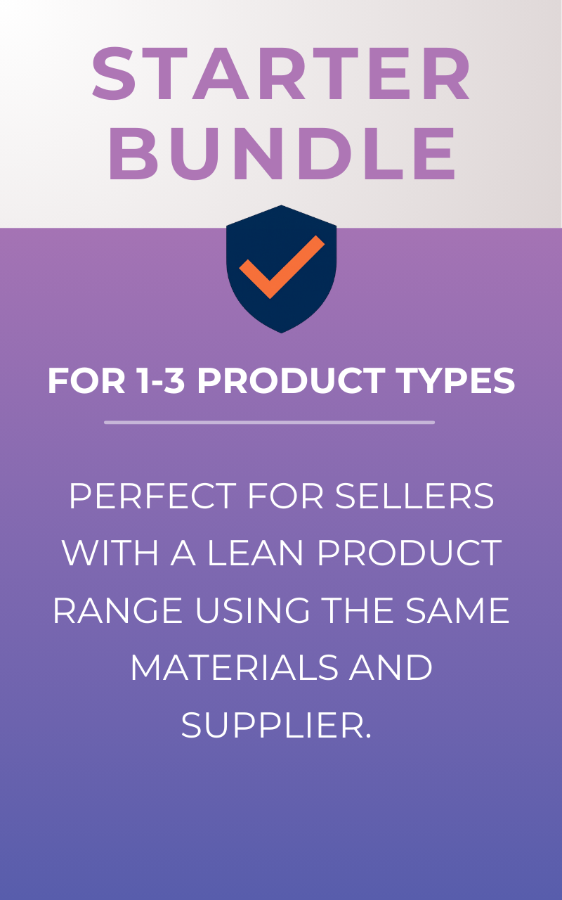 Bundle 1: Starter (Covers 1 to 3 Product Types)